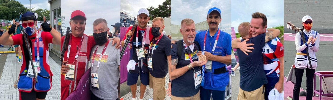 Castellani shooting vests and 6 medals at the Tokyo Olympic Games 2020.
