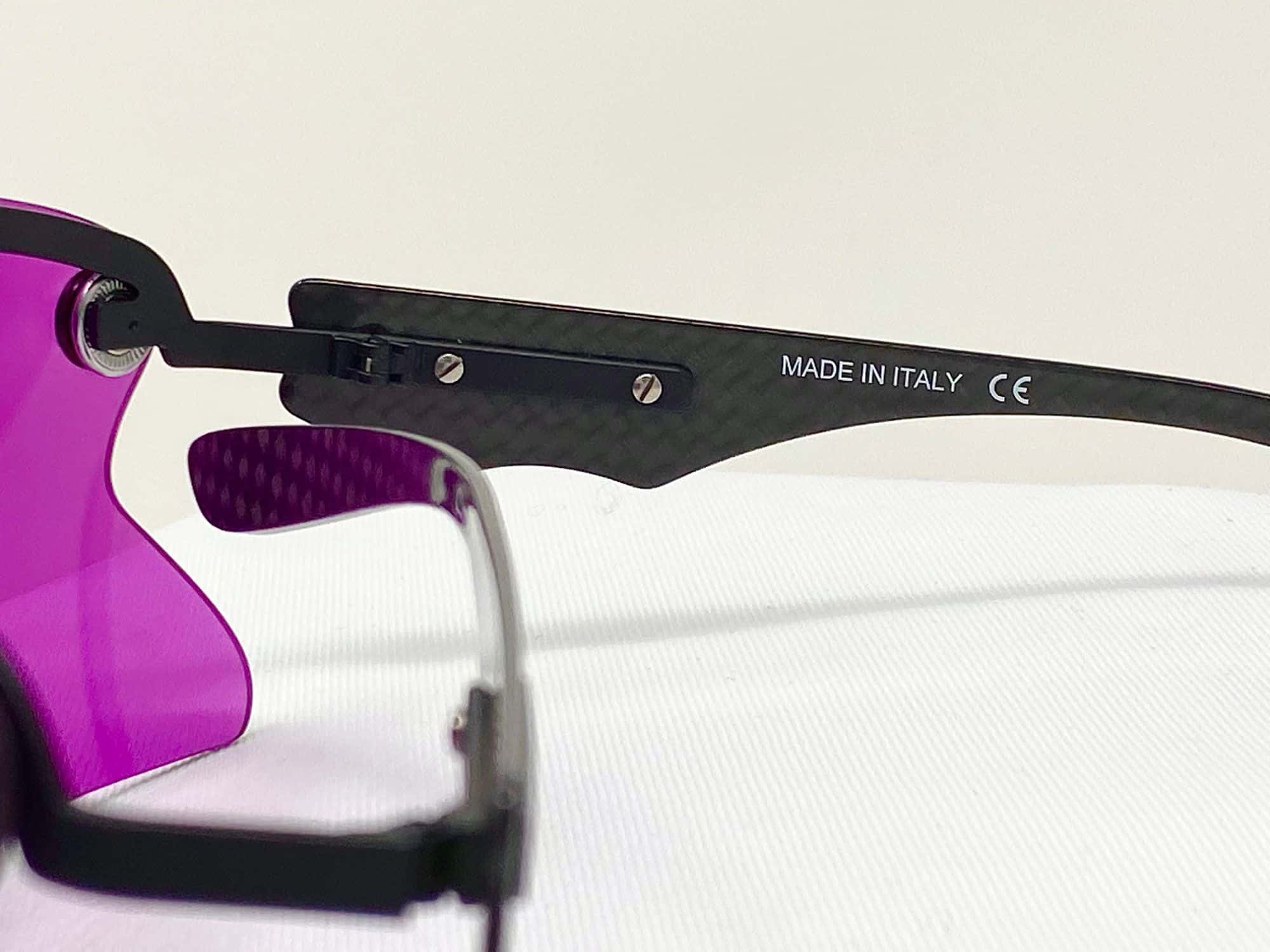 Tutti gli occhiali da tiro Castellani, compreso C-Mask Pro sono made in Italy.